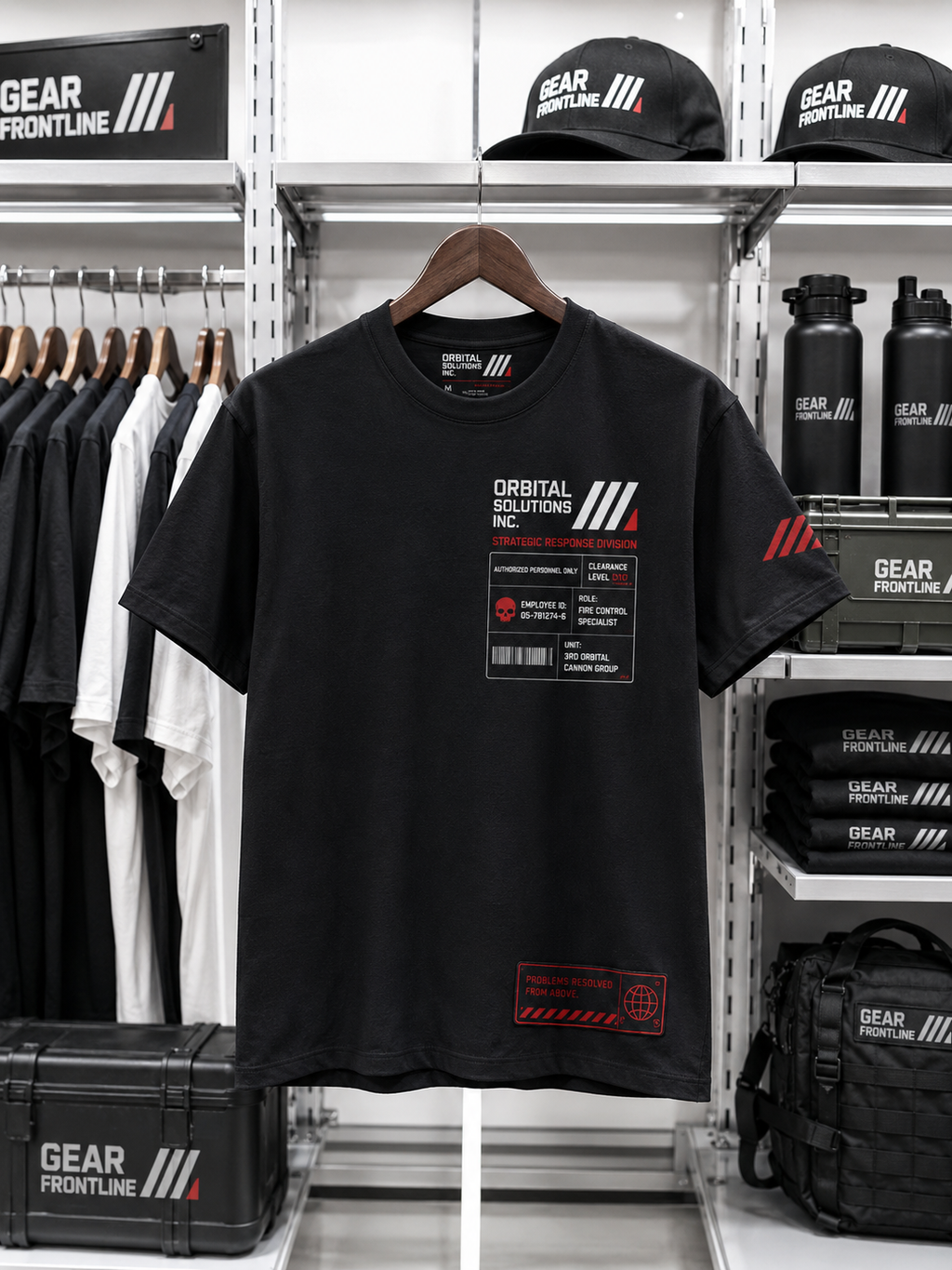 HELLDIVERS 2 Inspired Graphic T-Shirt - Pitch Black