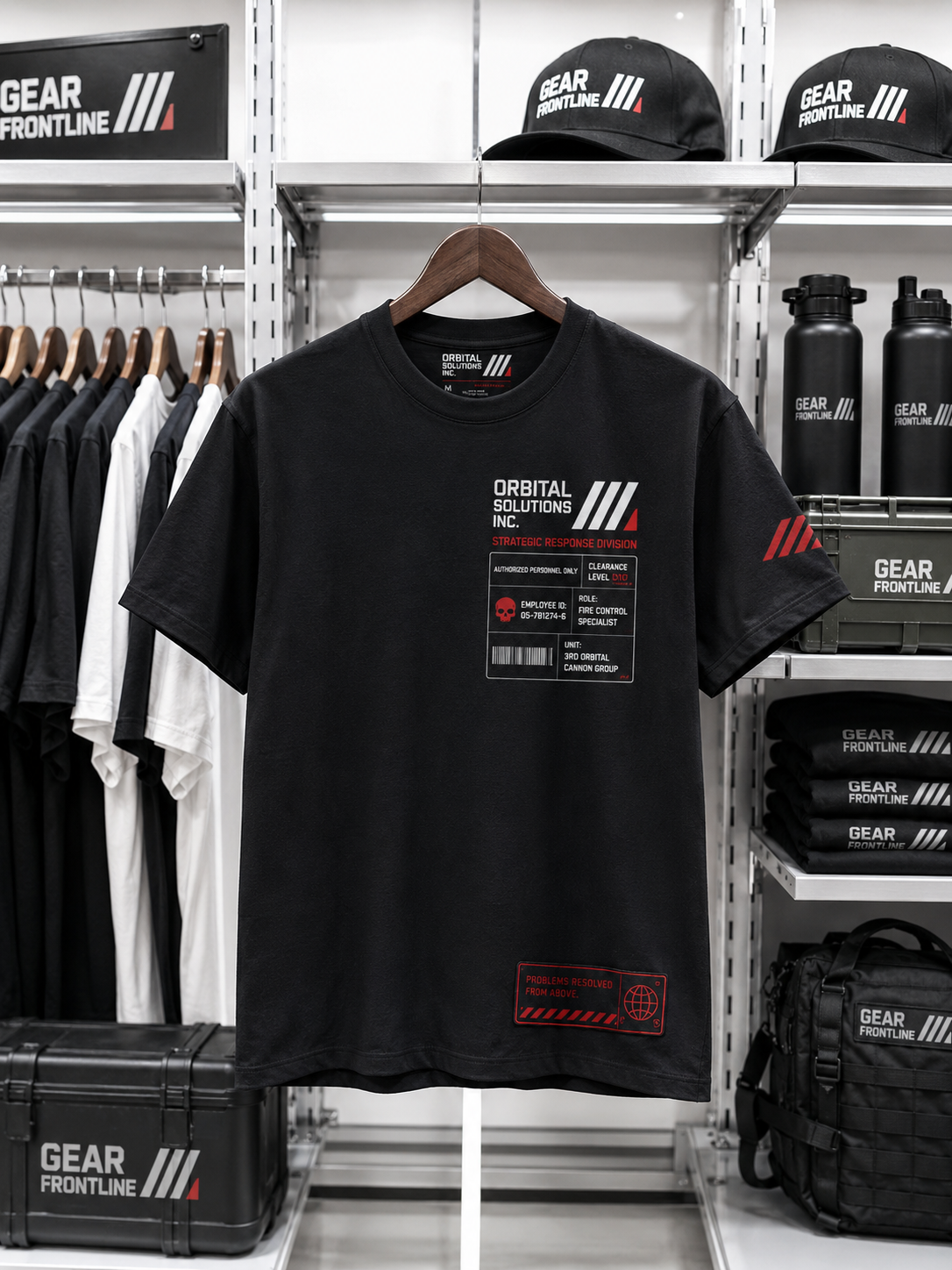 HELLDIVERS 2 Inspired Graphic T-Shirt - Pitch Black