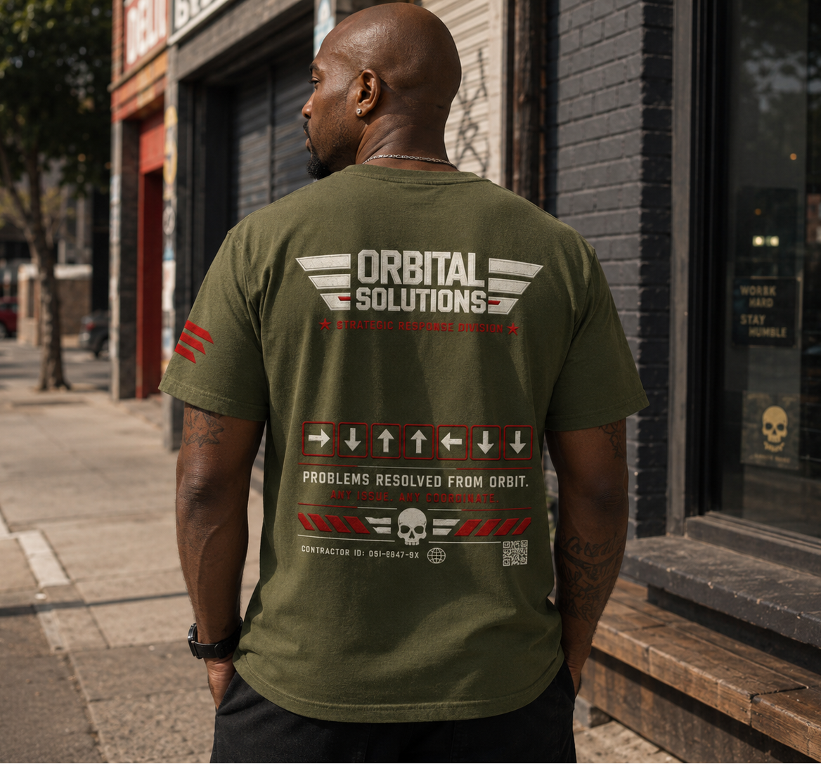 HELLDIVERS 2 Inspired Graphic T-Shirt - Army Green