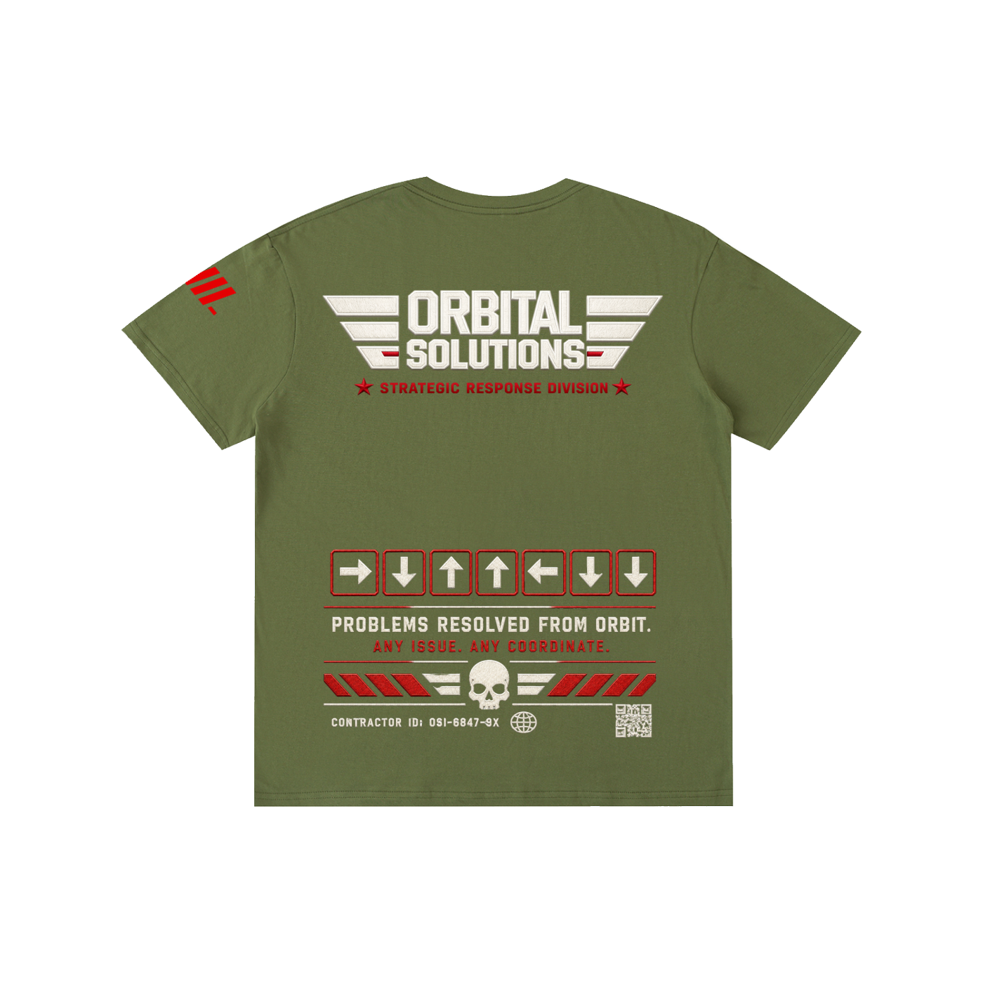 HELLDIVERS 2 Inspired Graphic T-Shirt - Army Green